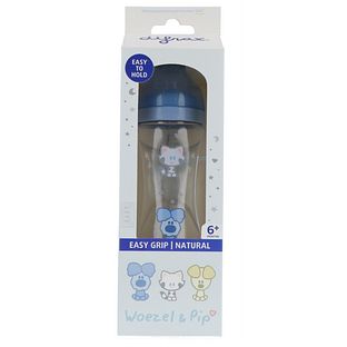Difrax Handgreep Babyfles 240ml - Woezel & Pip 1ST