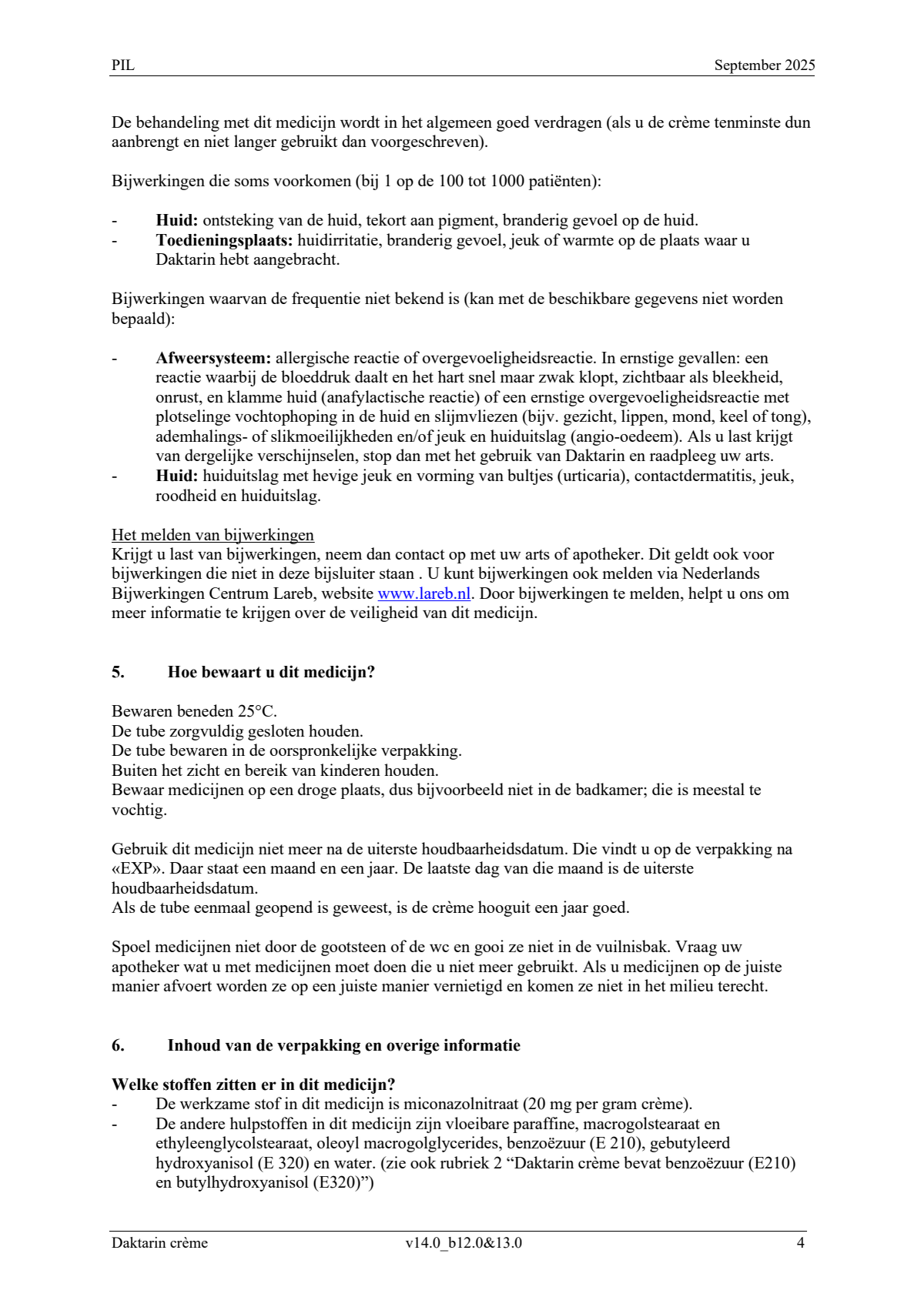 Crème 20mg Miconazol afbeelding van document #4, leaflet