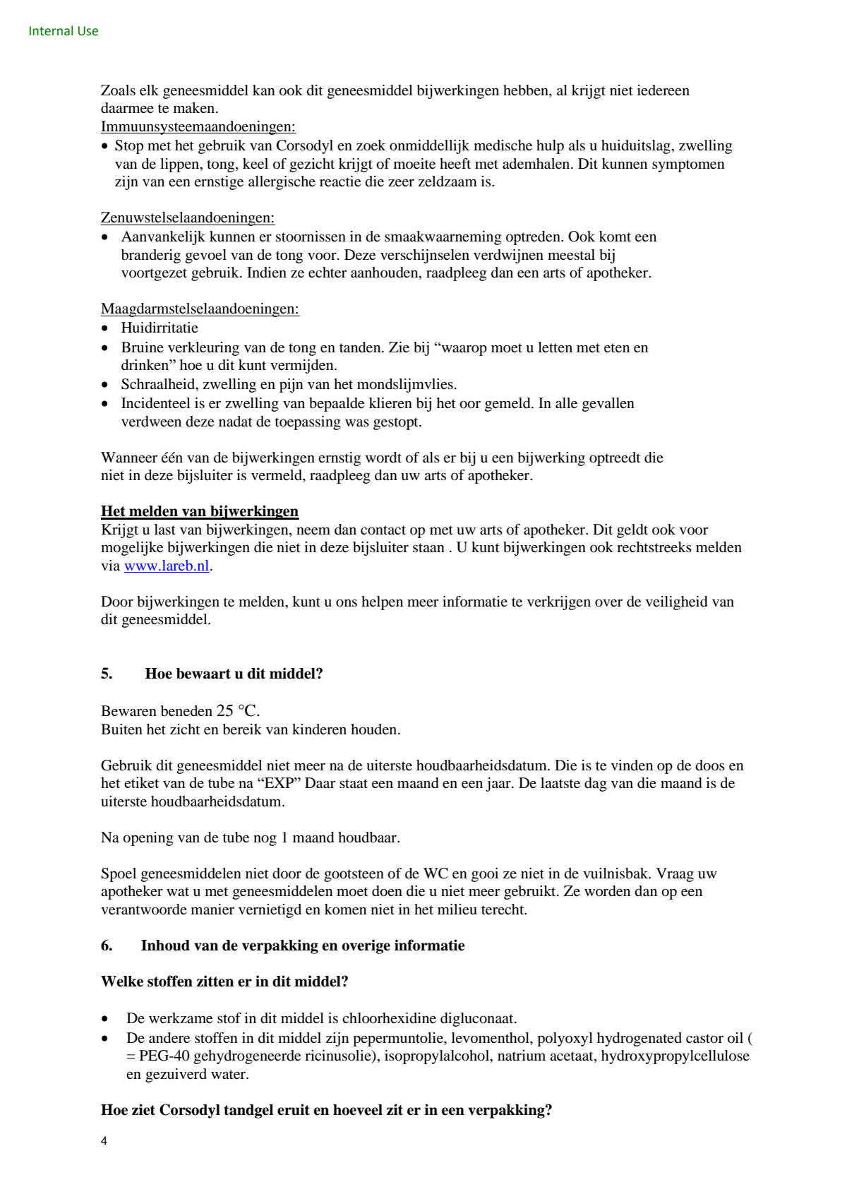 Tandgel - voor het doelgericht voorkomen van tandvlees ontsteking afbeelding van document #4, leaflet
