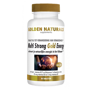 Golden Naturals Multi Strong Gold Energy Tabletten 30TB