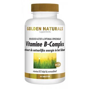 Golden Naturals Vitamine B-complex Tabletten 60TB