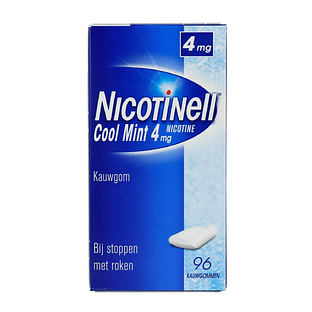 Nicotinell Kauwgom Cool Mint 4mg -  voor stoppen met roken 96ST