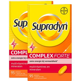 Supradyn Complex Forte Tabletten -Duoverpakking 2x95TB Supradyn Complex Forte Tabletten -Duoverpakking 2x95TB