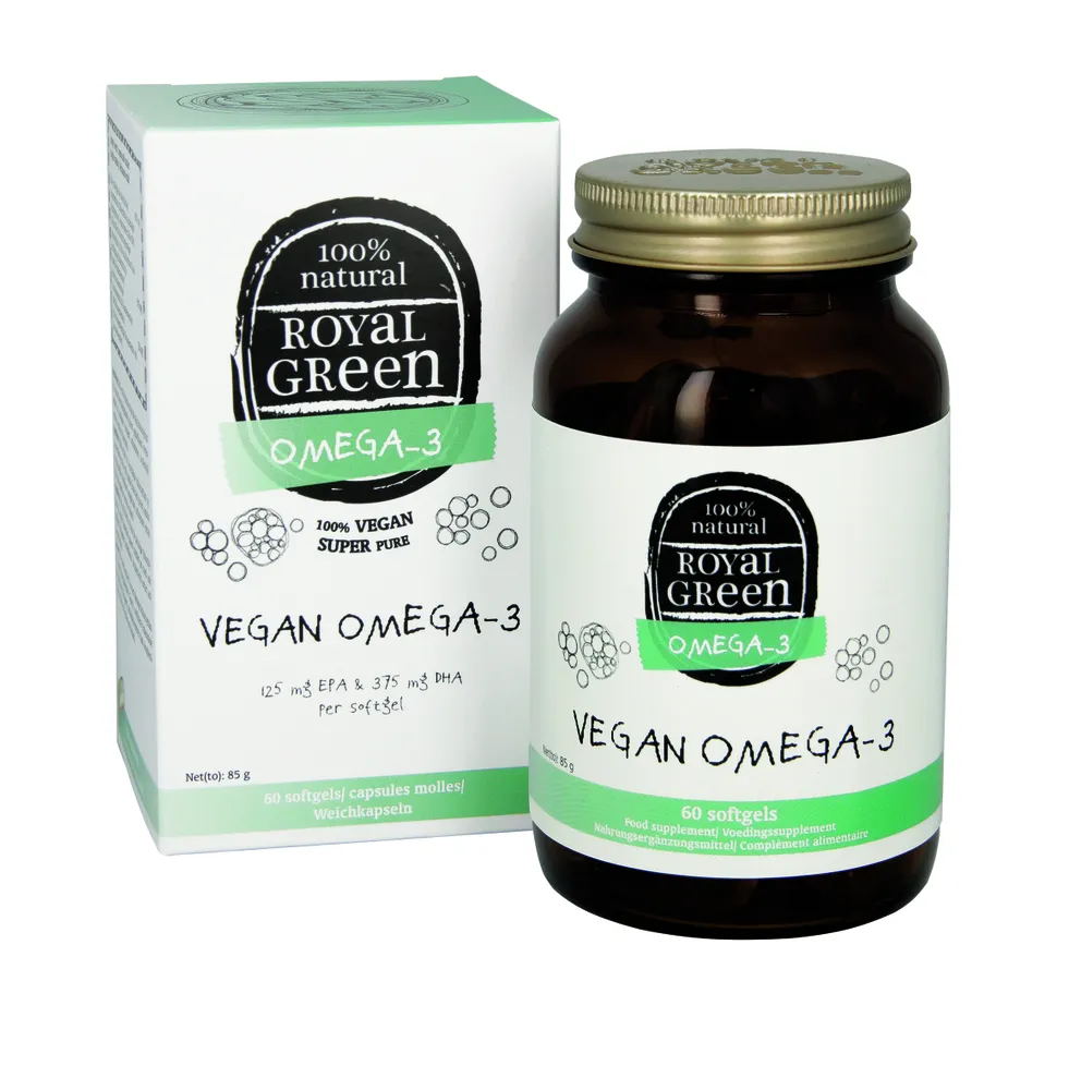 Royal Green Vegan Omega-3 Softgels 60SG