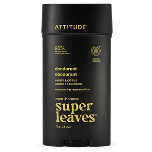 Attitude Super Leaves Men Amber & Citrus Deodorant 75GR
