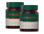 Bonusan Vitamine D3 & K2 Softgels Duoverpakking 2x60SG