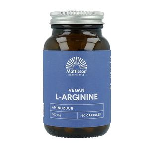 Mattisson HealthStyle L-Arginine 500mg Capsules 60CP Mattisson HealthStyle L-Arginine 500mg Capsules 60CP