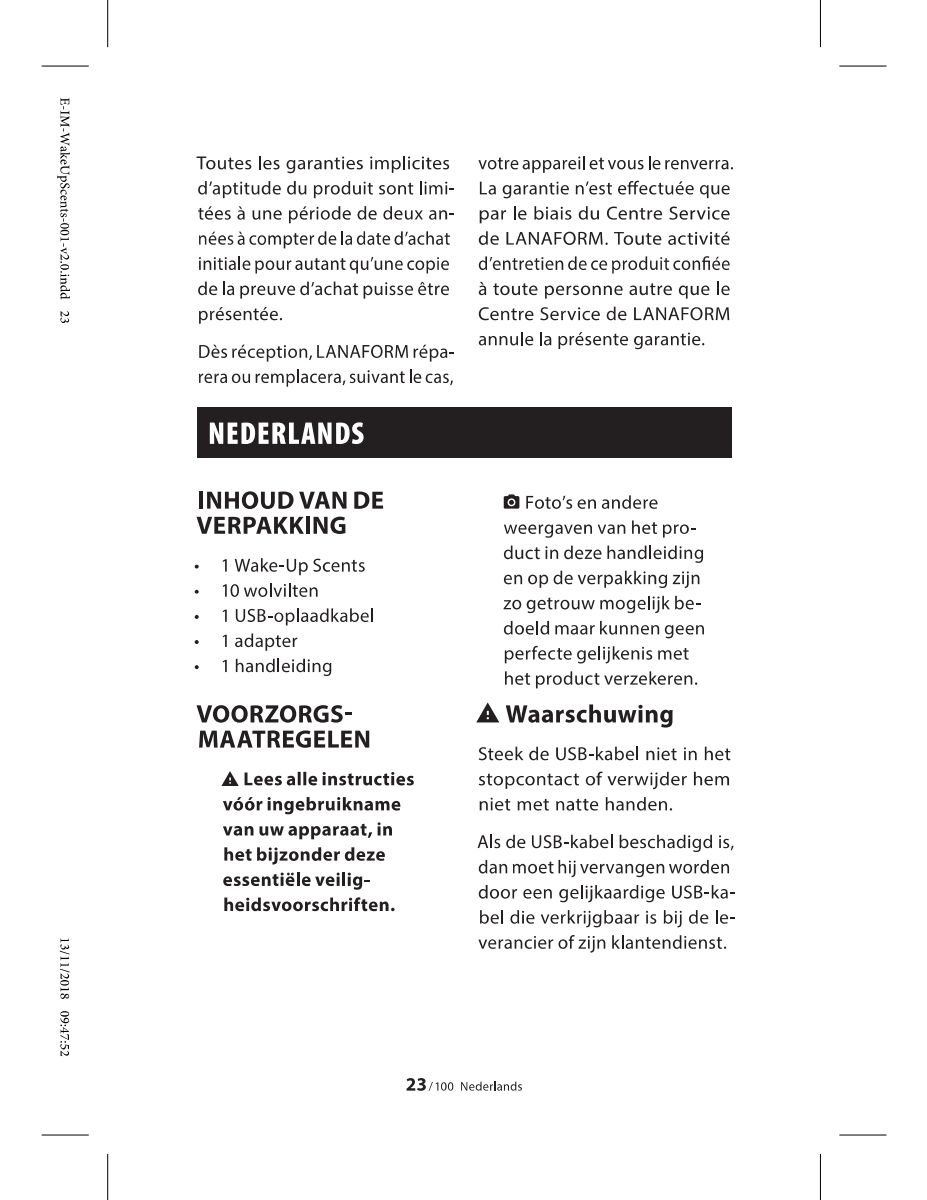 Wake-Up Light Scents afbeelding van document #4, instructions