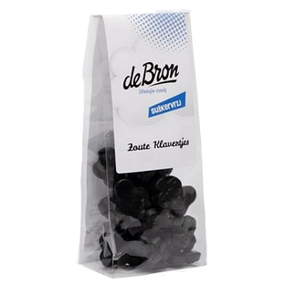 de Bron Zoute Klavertjes Suikervrij 90GR