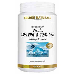 Golden Naturals Visolie 18% EPA & 12% DHA Capsules 500SG