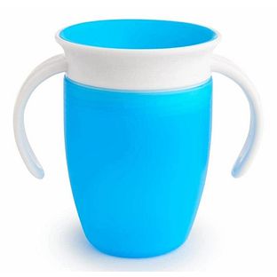 Munchkin Miracle 360° Oefenbeker Blauw 207ML Munchkin Miracle 360° Oefenbeker Blauw 207ML