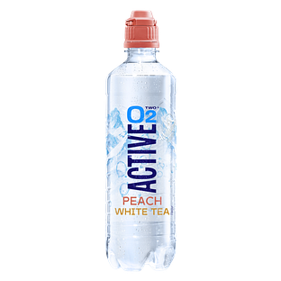 Active O2 Peach White Tea Mineraalwater 500ML