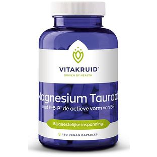 Vitakruid Magnesium Tauraat met Vitamine B6 (P-5-P) 180VCP