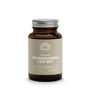 Mattisson HealthStyle Biologische Ashwagandha Ksm -66 Capsules 60CP