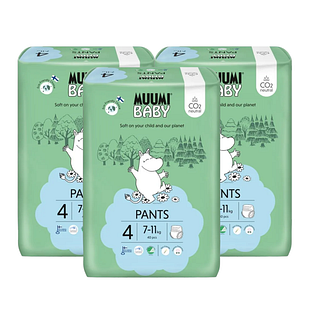 Moomin Baby Ecologische Luierbroekjes 4 Maxi Voordeelverpakking 3x40ST