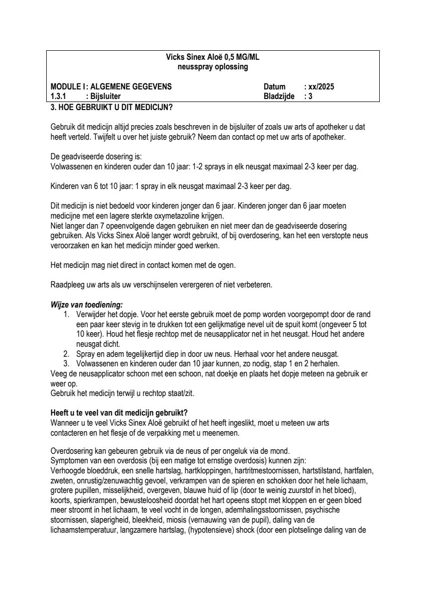 Sinex Aloe Neusspray afbeelding van document #3, leaflet