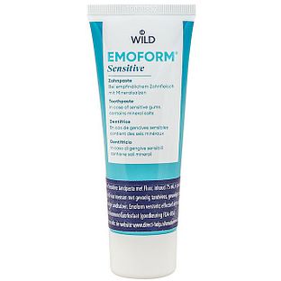 Emoform Tandpasta Sensitive Fluoride 75ML
