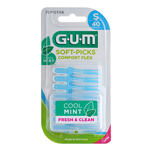 GUM Soft Picks Comfort Flex Cool Mint Small 40ST