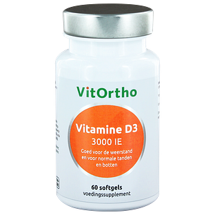 VitOrtho Vitamine D3 3000 IE Softgels 60SG