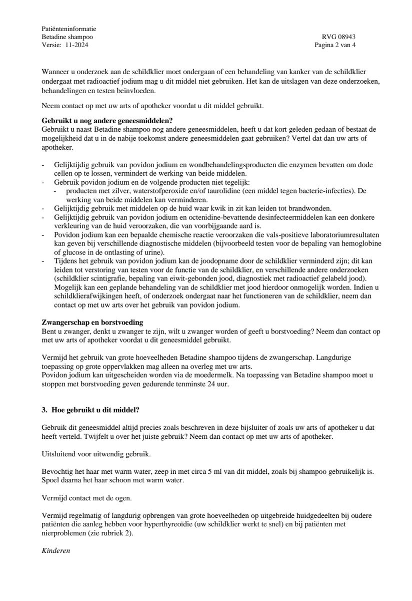 Jodium Shampoo afbeelding van document #2, leaflet