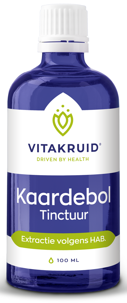 Vitakruid Kaardebol wortel tinctuur extractie volgens HAB 100 afbeelding