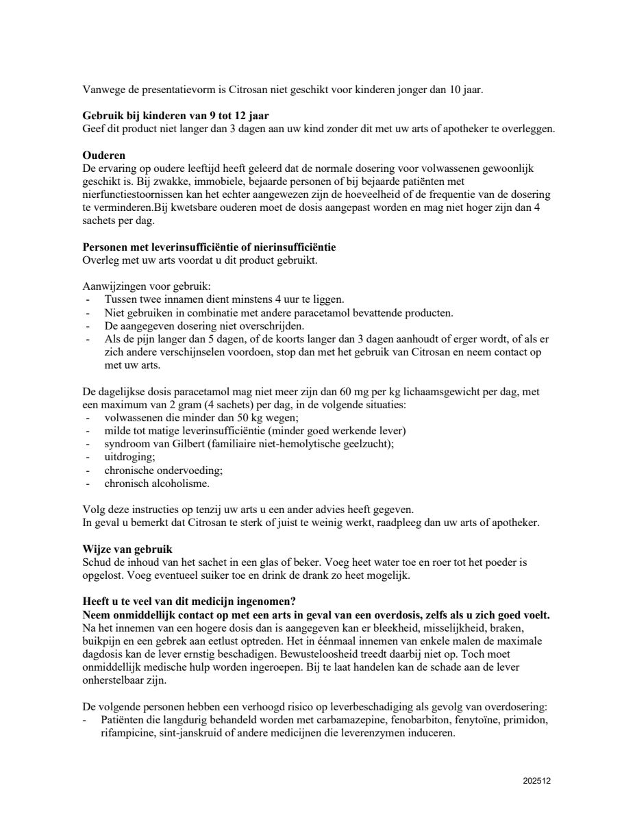 Hete Citroendrank Sachets afbeelding van document #4, leaflet
