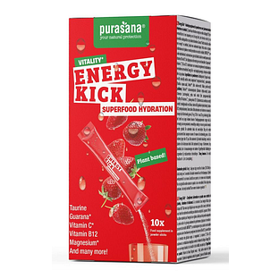 Purasana Energy Kick Superfood Hydration Poeder 10ST Purasana Energy Kick Superfood Hydration Poeder 10ST
