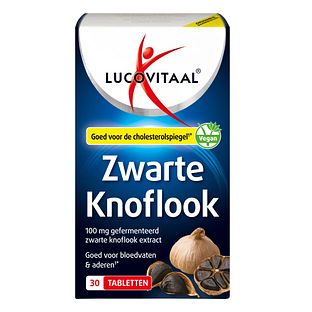 Lucovitaal Zwarte Knoflook Tabletten 30TB