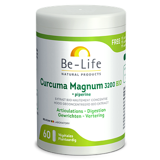 Be-Life Curcuma Magnum 3200 Capsules 60CP Be-Life Curcuma Magnum 3200 Capsules 60CP