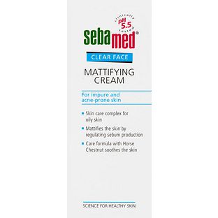 Sebamed Clear Face Mattifying Face Cream 50ML Sebamed Clear Face Mattifying Face Cream 50ML