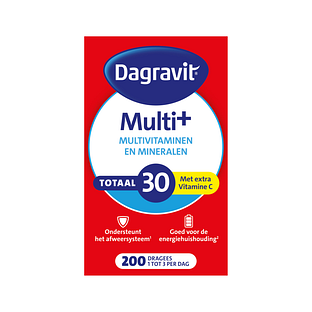 Dagravit Totaal 30 Multivitaminen en Mineralen Dragees 200ST