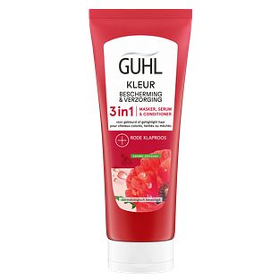 Guhl Kleur 3-in-1 Masker Serum & Conditioner Rode Klaproos 200ML Guhl Kleur 3-in-1 Masker Serum & Conditioner Rode Klaproos 200ML
