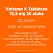 Voltaren K 12,5 mg  pijnstiller Filmomhulde Tabletten Diclofenac-Kalium 20TB