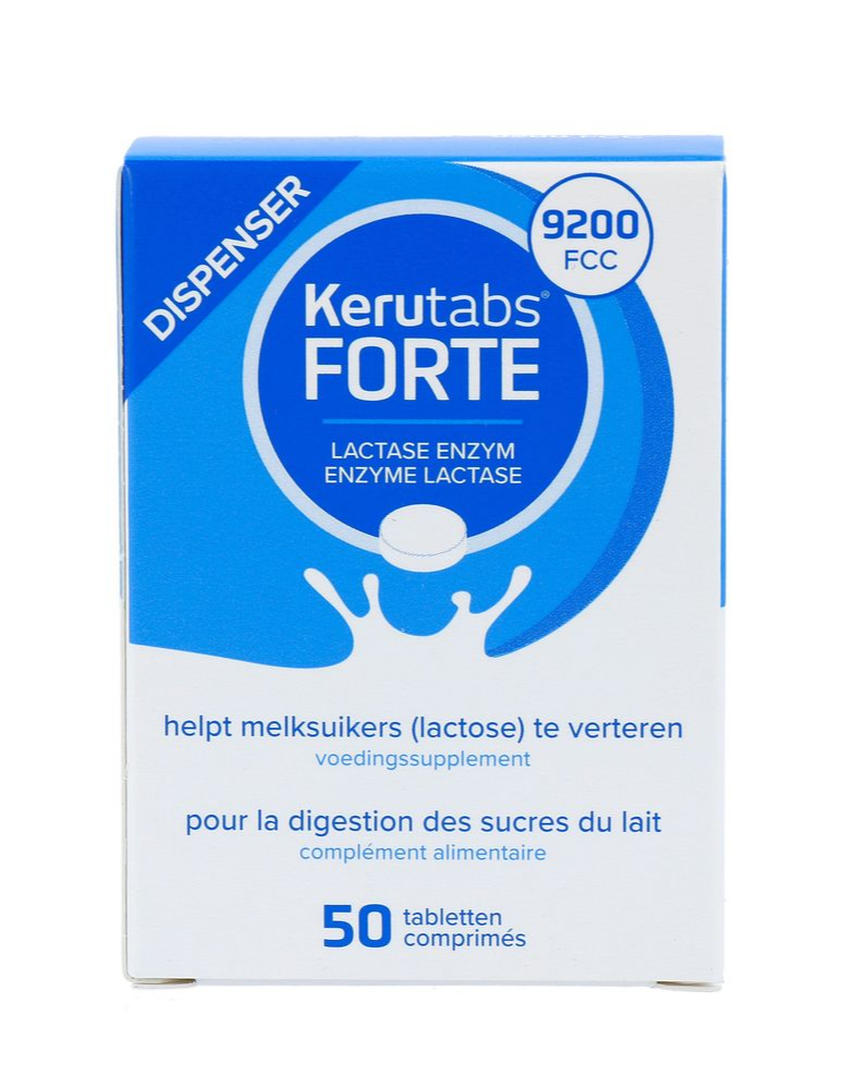 Kerutabs FORTE Lactase Enzym 9200 FCC Tabletten 50TB