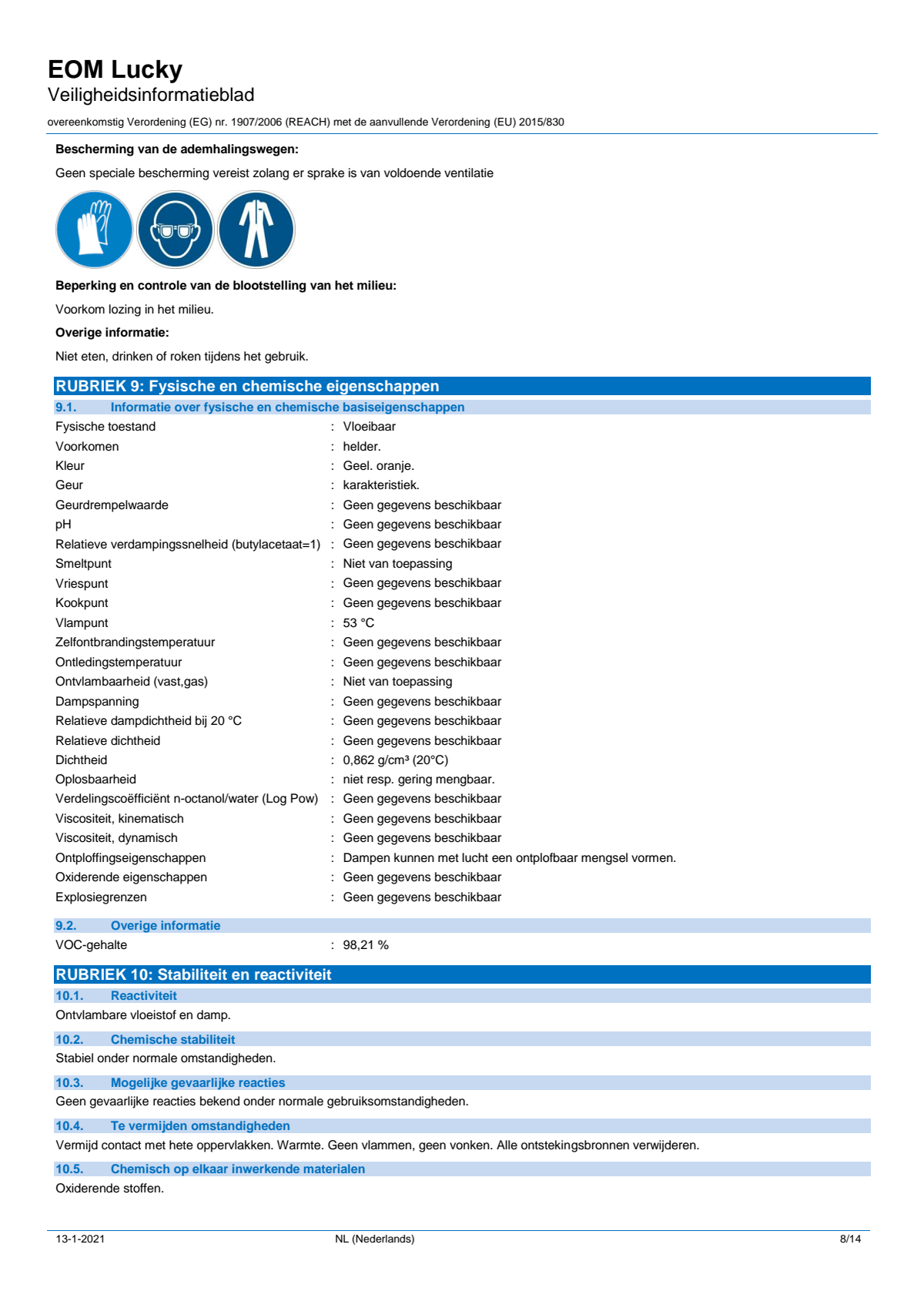 Essentiële Olie Lucky afbeelding van document #8, label