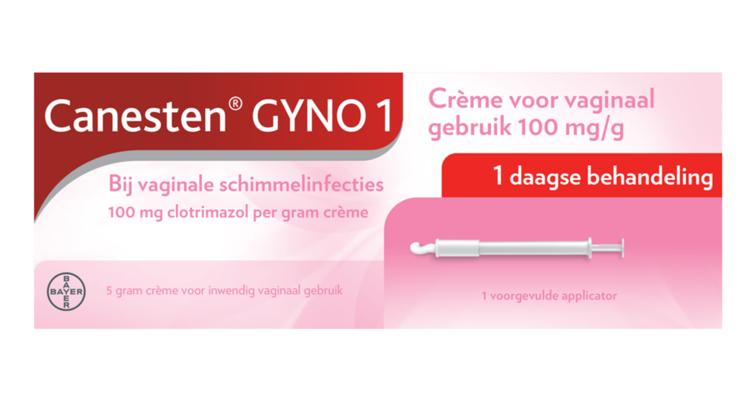 Canesten GYNO 1 Crème - 1 daagse behandeling afbeelding