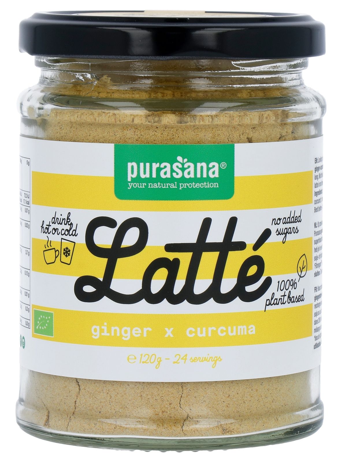 Purasana Latté Ginger & Curcuma 120GR
