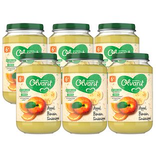 Olvarit 6m+ Appel Banaan Sinaasappel 200GR Olvarit 6m+ Appel Banaan Sinaasappel 200GR