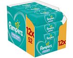 Pampers Fresh Clean Babydoekjes Multiverpakking 12x52ST