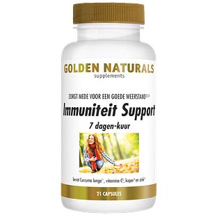 Golden Naturals Immuniteit Support 7-Dagen Kuur Capsules 21VCP