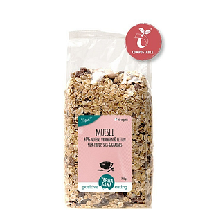 TerraSana Muesli - Noten, Vruchten En Pitten 750GR