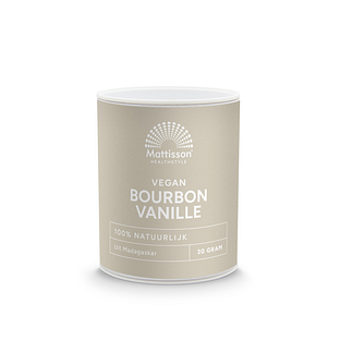 Mattisson HealthStyle Bourbon Vanille Poeder 30GR