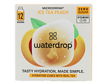 Waterdrop Ice Tea Peach Microdrink Vitamin Hydration Cubes 12ST