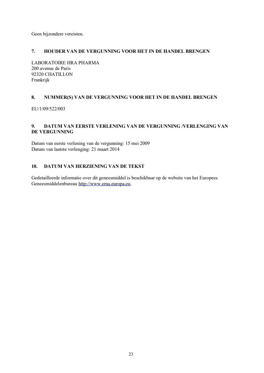 Noodanticonceptie Tablet afbeelding van document #23, leaflet