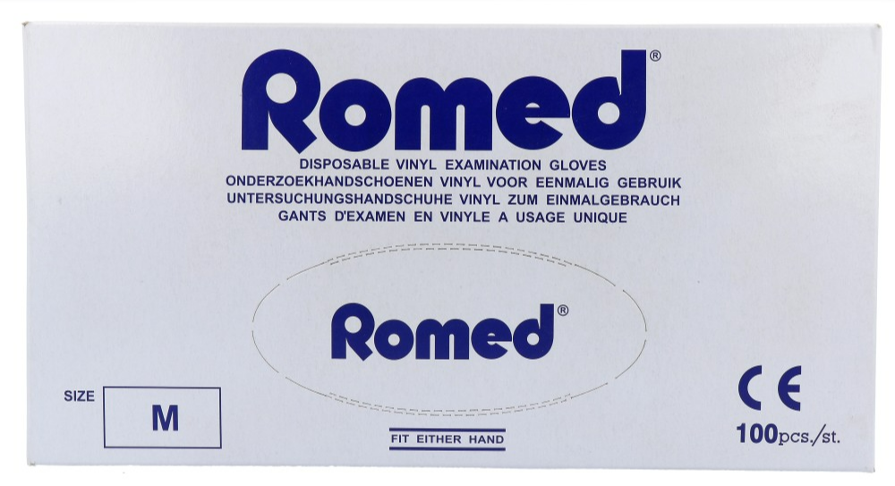 Romed Vinyl Handschoenen afbeelding