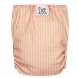 Bumbuns Easy Herbruikbare Luier Stripes Apricot Klittenband 1ST achterkant luier