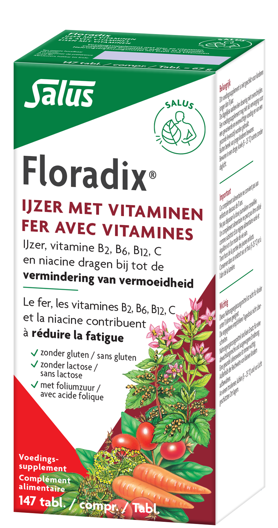 Salus Floradix IJzer Tabletten 147TB