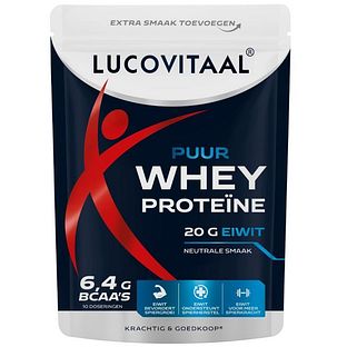 Lucovitaal Puur Whey Proteïne Poeder 250GR Lucovitaal Puur Whey Proteïne Poeder 250GR