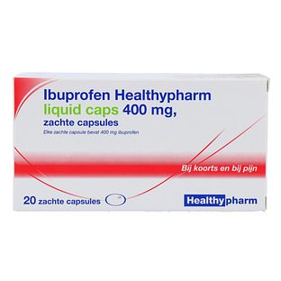 Healthypharm Ibuprofen 400mg Liquid Caps 20CP