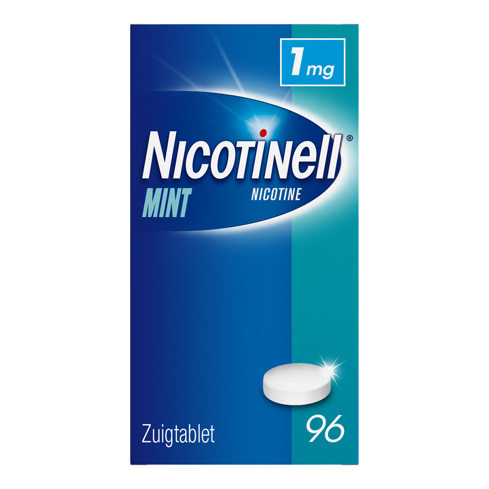 Nicotinell Zuigtablet Mint 1 mg - voor stoppen met roken afbeelding